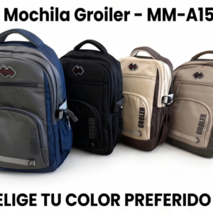 Morral Ejecutivo Multibolsillos Groler MM-A15 - Impermeable y Ergonómico